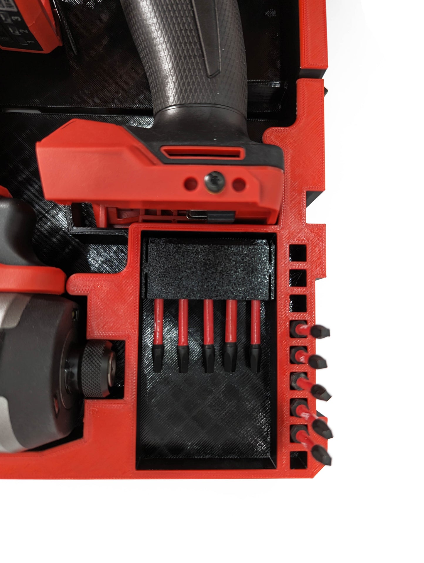 M18 FUEL Gen4 Drill & Impact Organizer Insert for Milwaukee Packout Drawers – Fits 2-Drawer, 3-Drawer & Multi-Depth