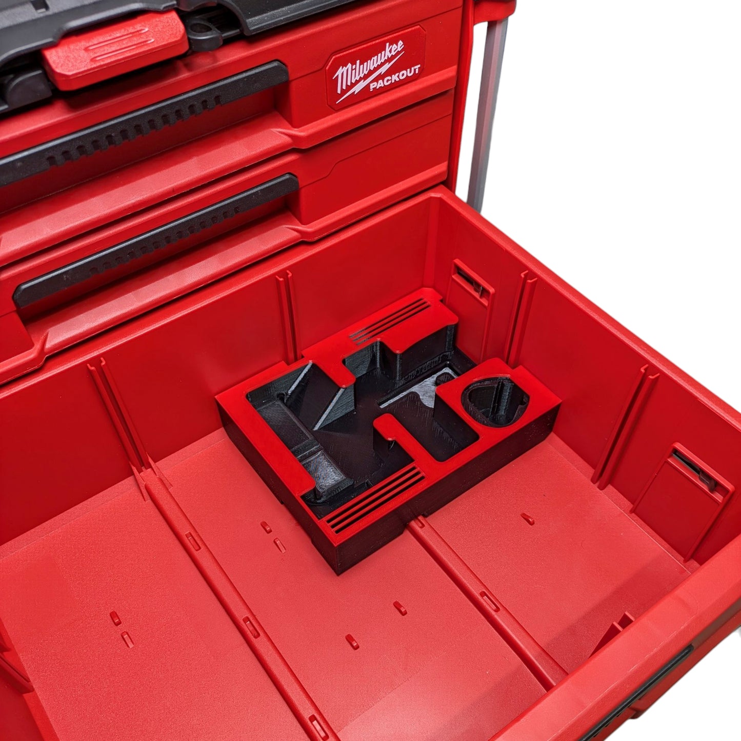 M12 FUEL Cut Off Tool Organizer for Milwaukee Packout Multi‑Depth – Bottom Drawer