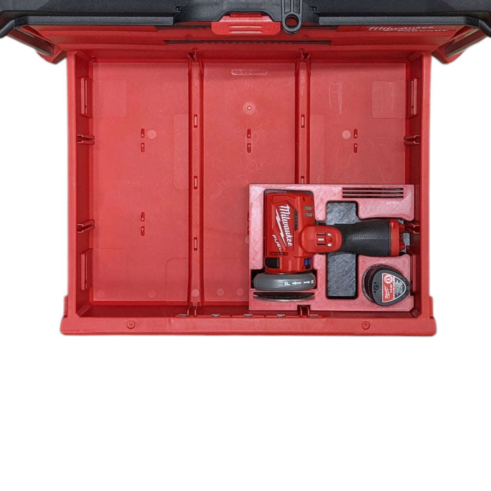 M12 FUEL Cut Off Tool Organizer for Milwaukee Packout Multi‑Depth – Bottom Drawer
