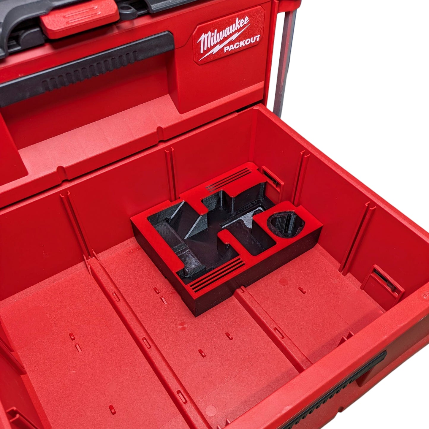M12 FUEL Cut Off Tool Organizer for Milwaukee Packout 2‑Drawer